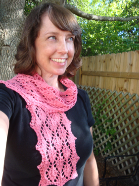 Lovely Leaf Lace Scarf - The Purl Bee - Knitting Crochet Sewing