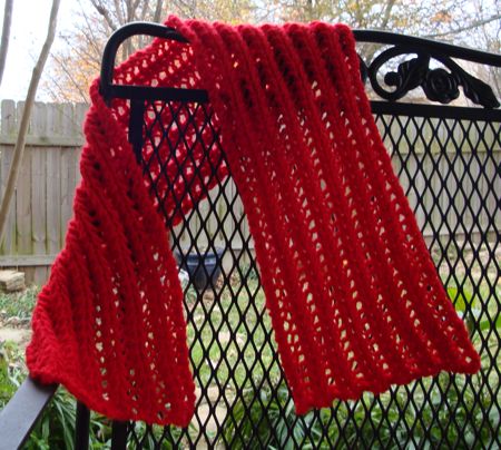 Chunky Rib Scarf Pattern - Learn How
 to Knit with Knitting Naturally